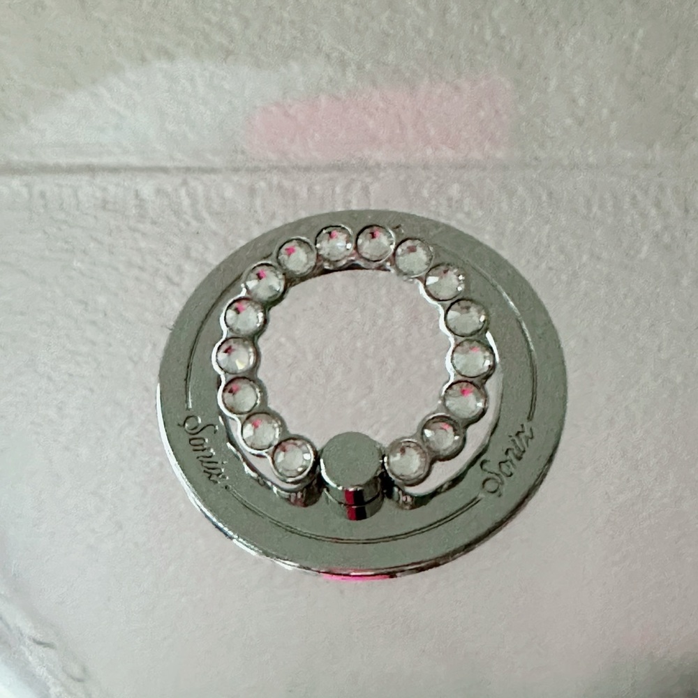 MagSafe Rhinestone Phone Ring (Silver) - Picture 3 of 4